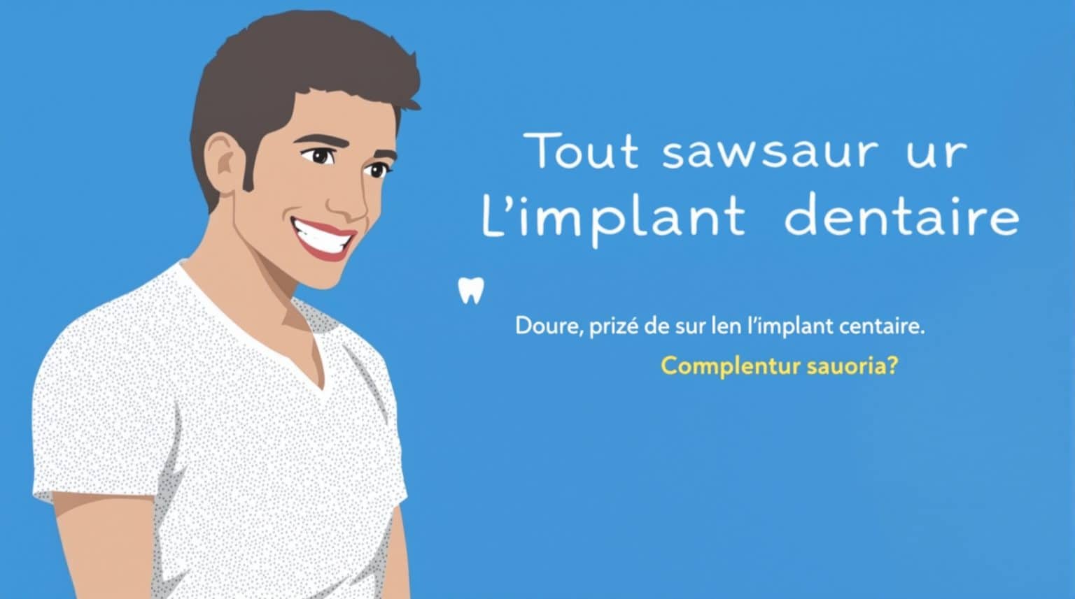 Tout savoir sur l’implant dentaire : douleur, prix et remboursement